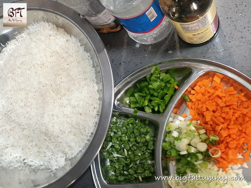 Preparation of Vegetable Fried Rice