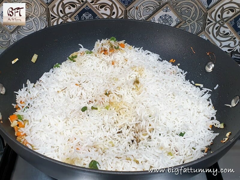 Preparation of Vegetable Fried Rice