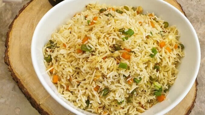 Vegetable Fried Rice 11 Vegetable Fried Rice