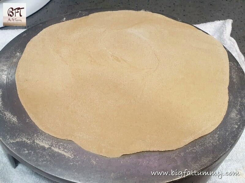 Preparation of Wheat Flour Tawa Parathas