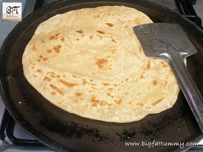 Preparation of Wheat Flour Tawa Parathas