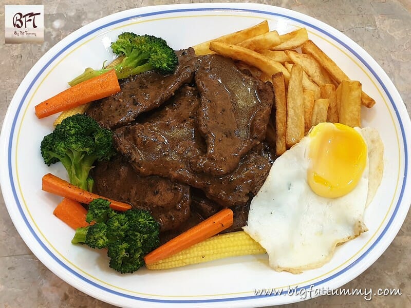 Beef Steak with Pepper Sauce