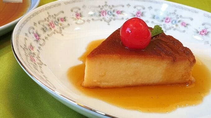 Caramel Marie Biscuit Pudding