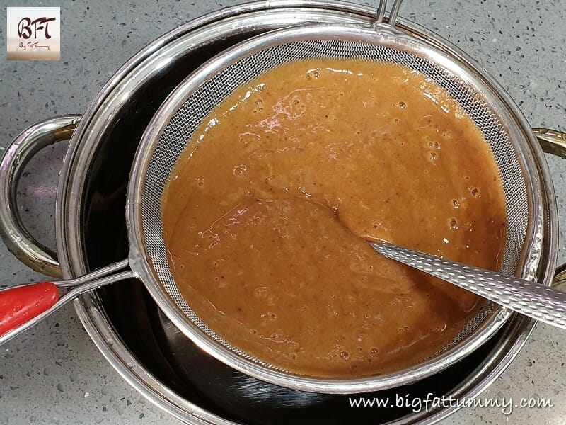 Preparation of Date & Tamarind Chutney