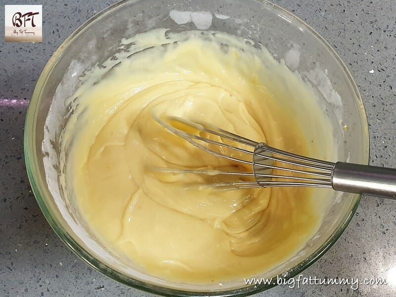 Preparation of Eggless Marble Cake