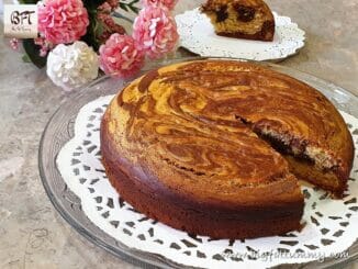 Eggless Marble Cake