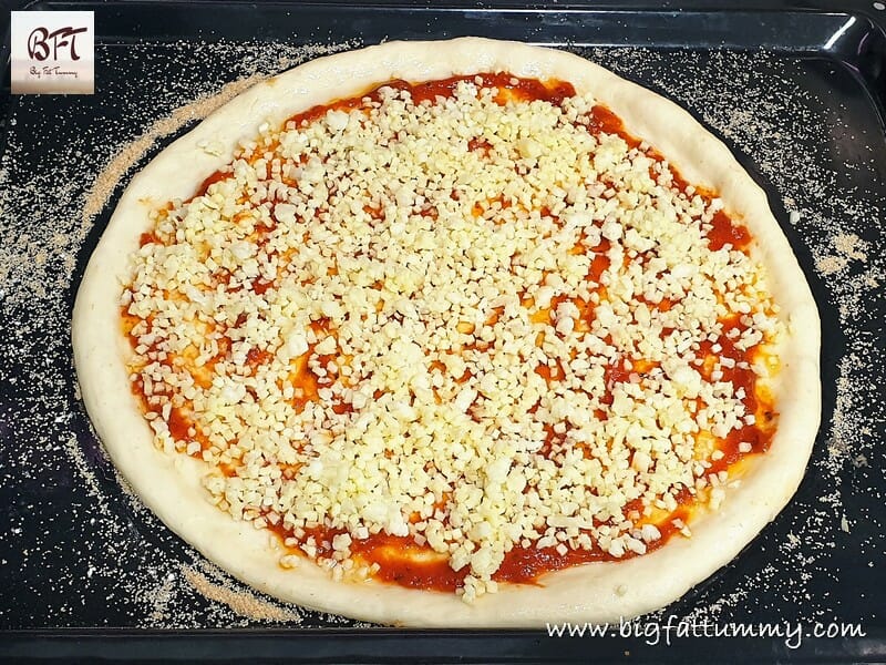 Making of Meat Feast Pizza