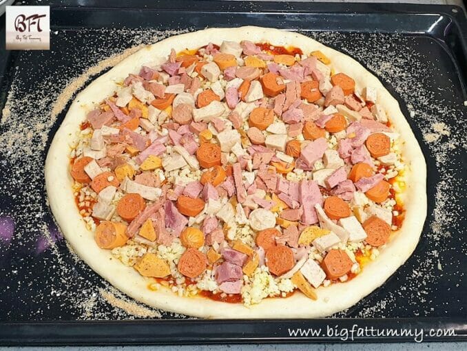 Meat Feast Pizza Recipe BFT .. for the love of Food.