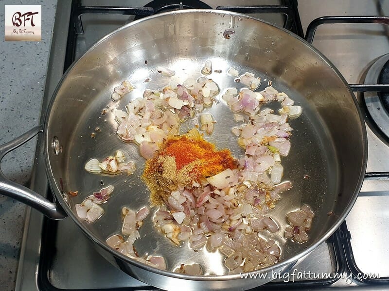 Making of Paneer Methi