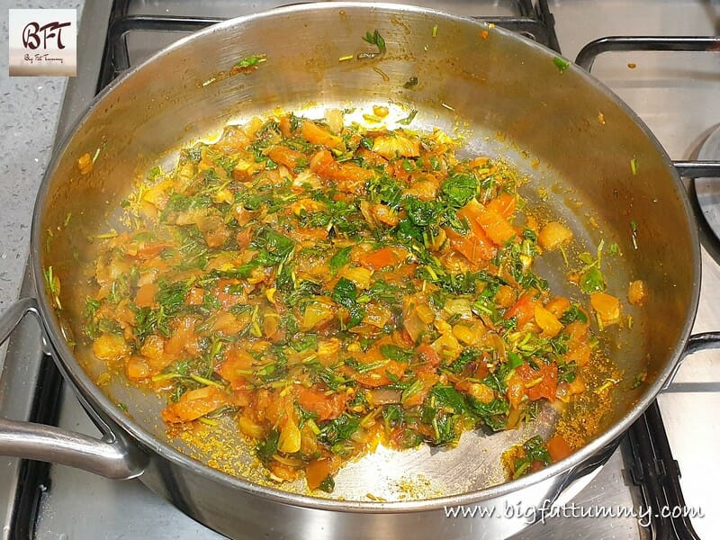 Making of Paneer Methi