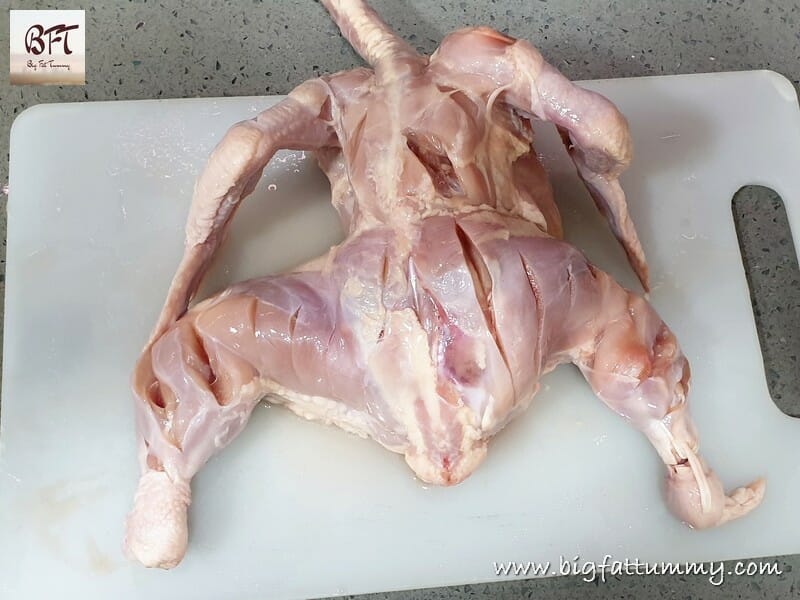 Making of Whole Grilled Chicken