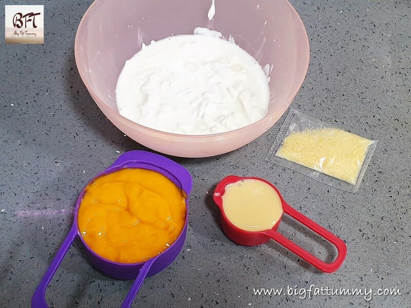 Making of Mango Mousse