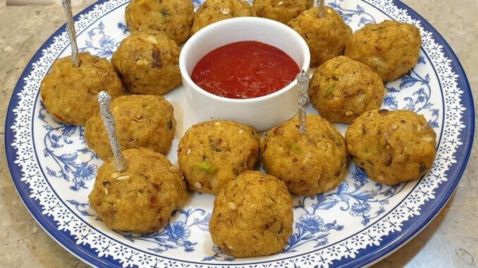 Baked Chicken Meatballs