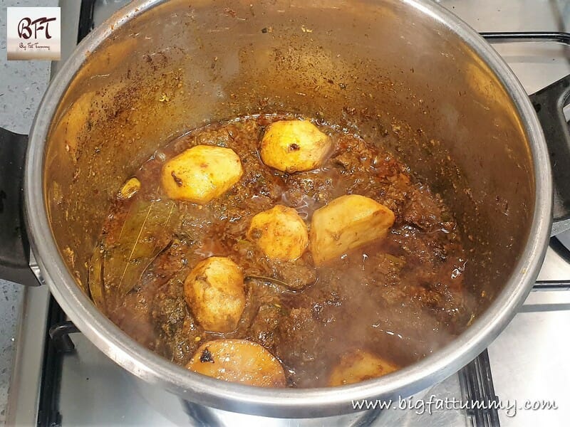 Preparation of Beef Biryani