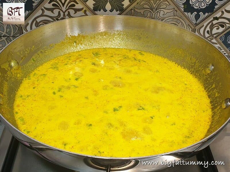 Making of Eggs in Coconut Sauce