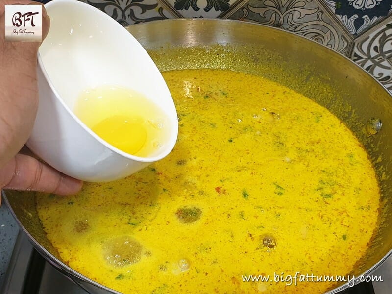 Making of Eggs in Coconut Sauce