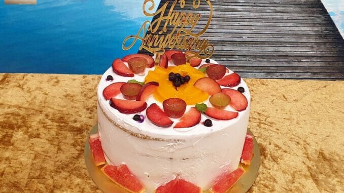 Cream and Fruit Cake