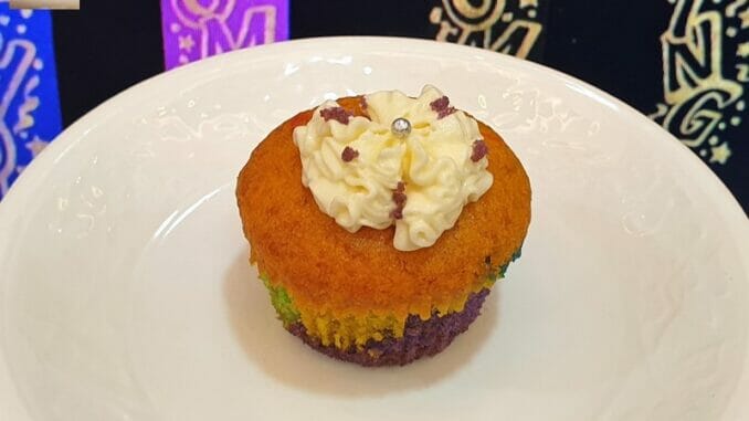 Eggless Rainbow Cupcakes