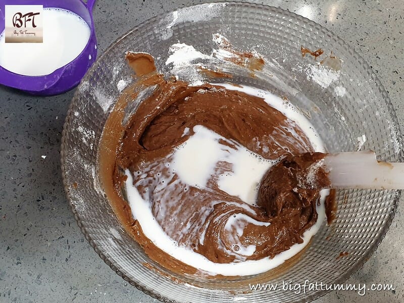 Making of Mixie Chocolate Cake