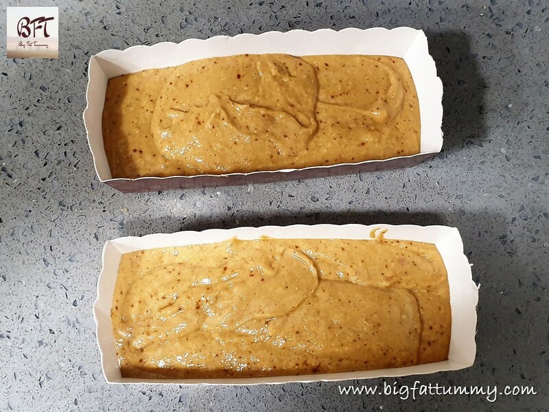 Making of Oat Jaggery Honey Almond Cake