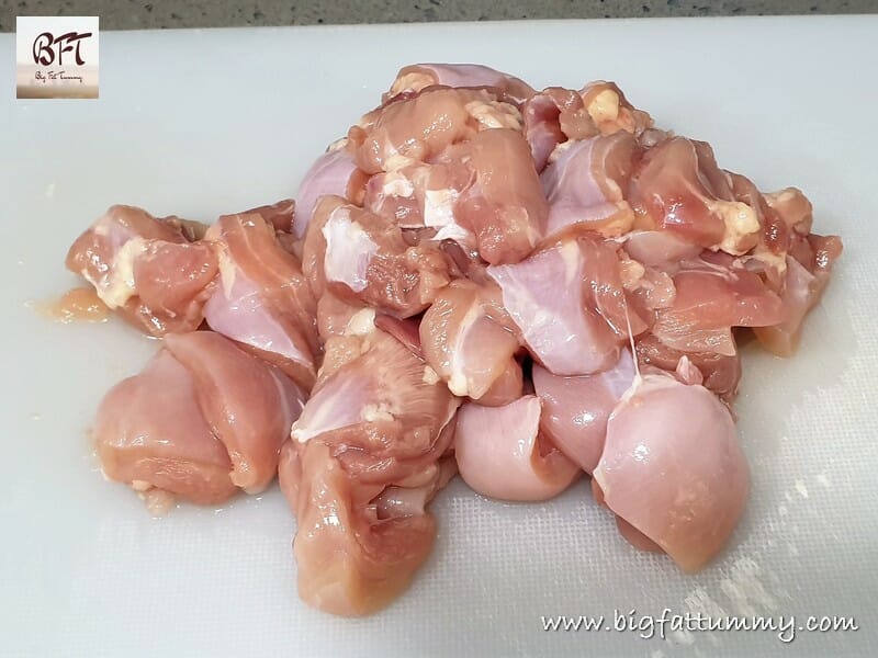 Preparation of Arroz com Galinha - Goan Chicken Pulao