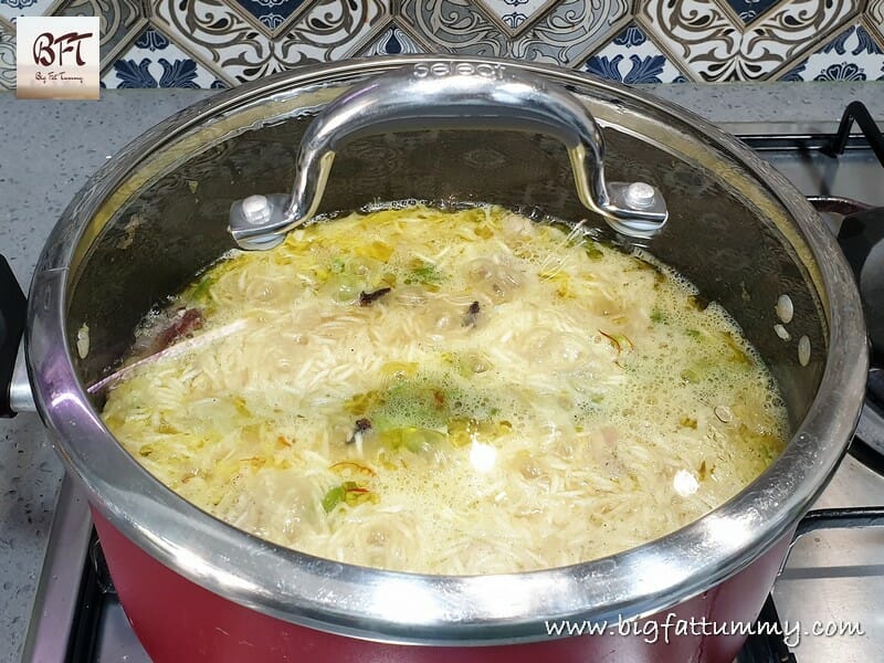 Preparation of Arroz com Galinha - Goan Chicken Pulao