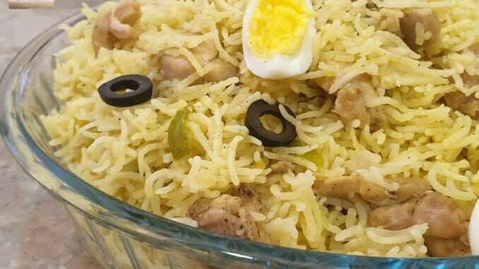 Arroz com Galinha - Goan Chicken Pulao