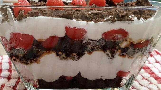 Black Forest Trifle Pudding