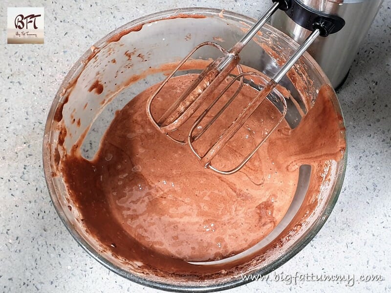 Making of Chocolate Sponge Cake