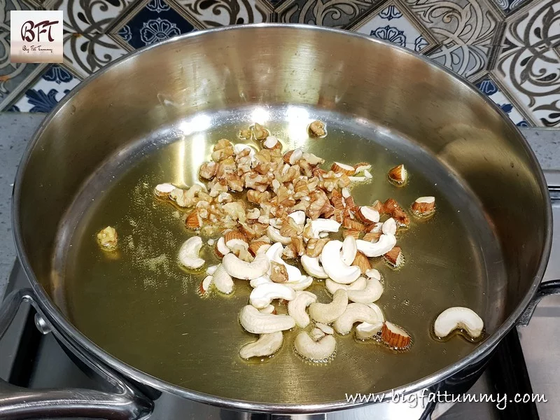 Preparation of Dry Fruit Sheera
