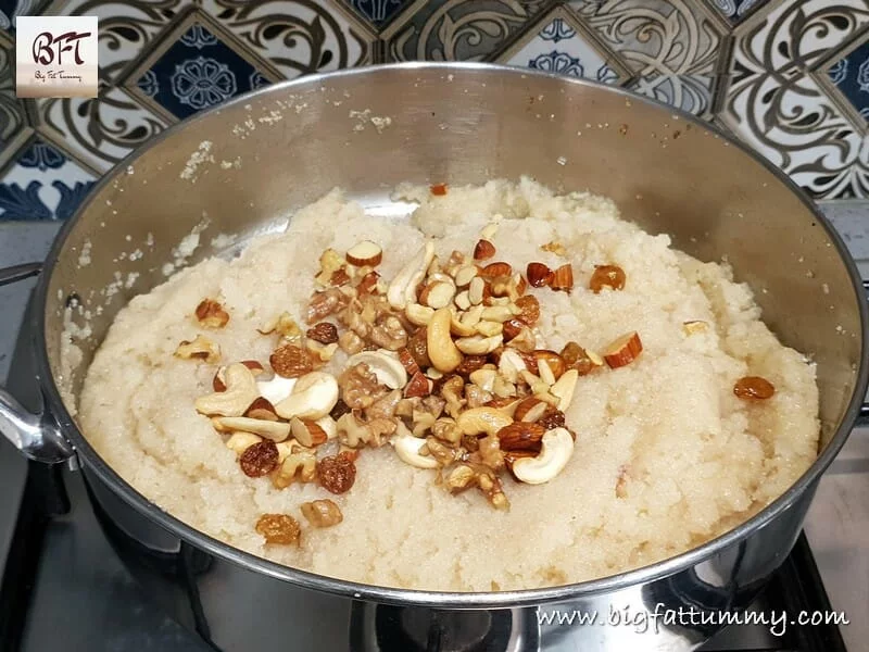 Preparation of Dry Fruit Sheera