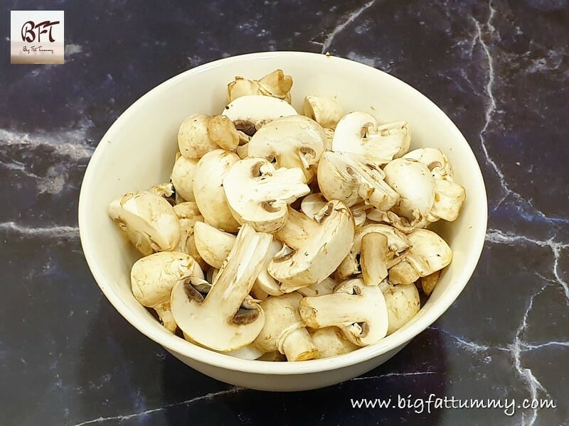 Making of Restaurant Style Mushroom Vegetable Stir Fry