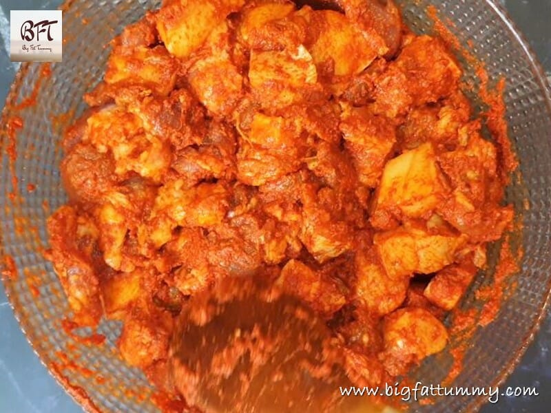 Preparation of Pork Vindalho (Mild Version)