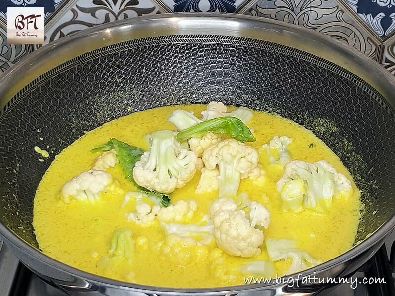 Preparation of Prawn Cauliflower Caldinho