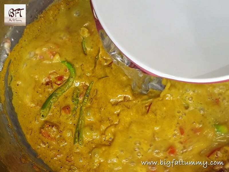 Preparation of Quick Goan Dudhi Ros