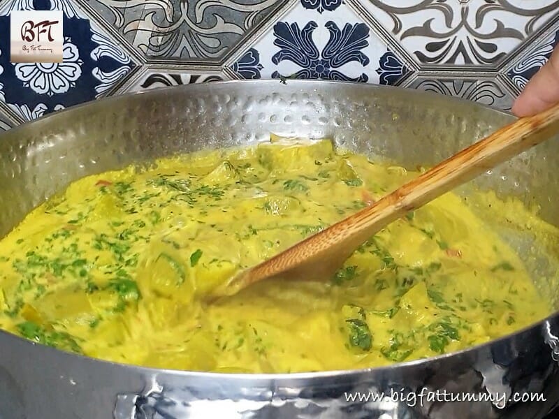 Preparation of Quick Goan Dudhi Ros